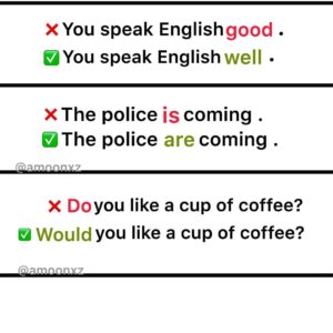 الأخطاء الشائعة التي نقابلها في اللغه الانجليزيه