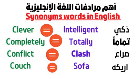 كلمات لها نفس المعنى (مرادفات)